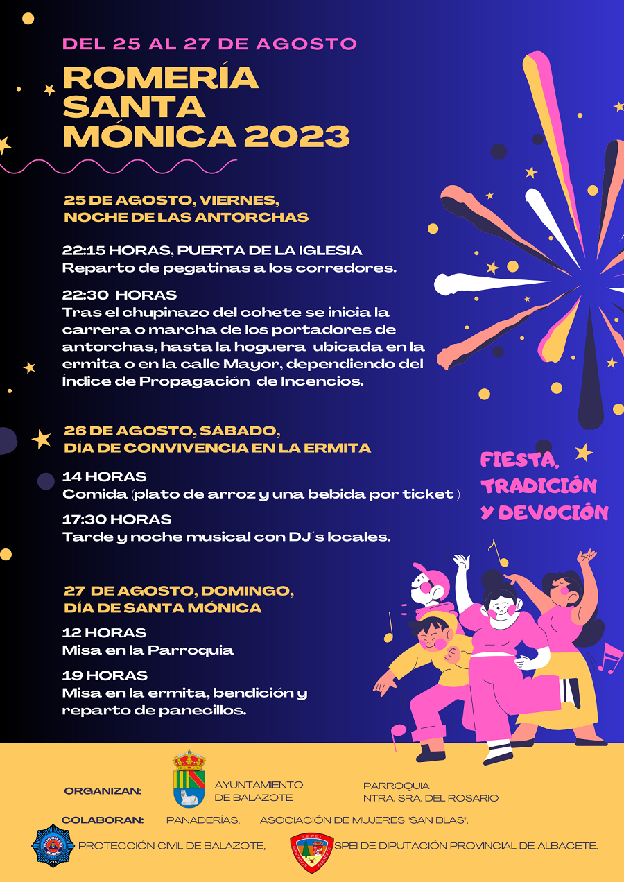 Cartel Romería Santa Mónica 2023 2png